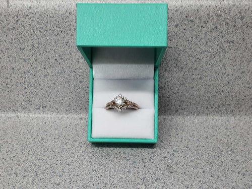 Ring - Engagement Set - Rose Gold 14k (.585) 5.2 grams Size 8
