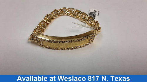 ID Bracelet - Yellow Gold 10k (.417) 21.8 grams 6 inch