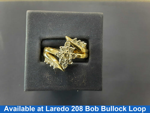 Women's Ring - Yellow Gold 14k (.585) 6.8 grams Size 9