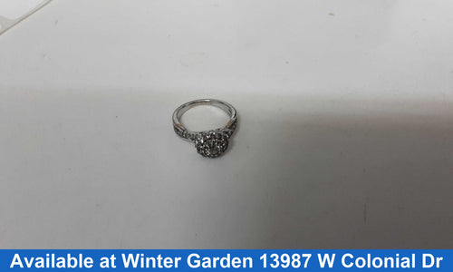 Women's Ring - White Gold 14k (.585) 4.5 grams Size 7