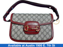 Gucci 1955 Horsebit Shoulder Bag Supreme Red Purse / Handbag