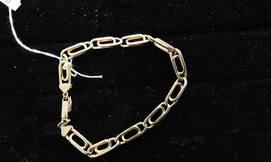 Cable Bracelet - Yellow Gold 14k (.585) 15.2 grams 8 inch