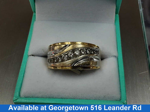 Ring - Wedding Band - Yellow Gold 14k (.585) 7.6 grams Size 12
