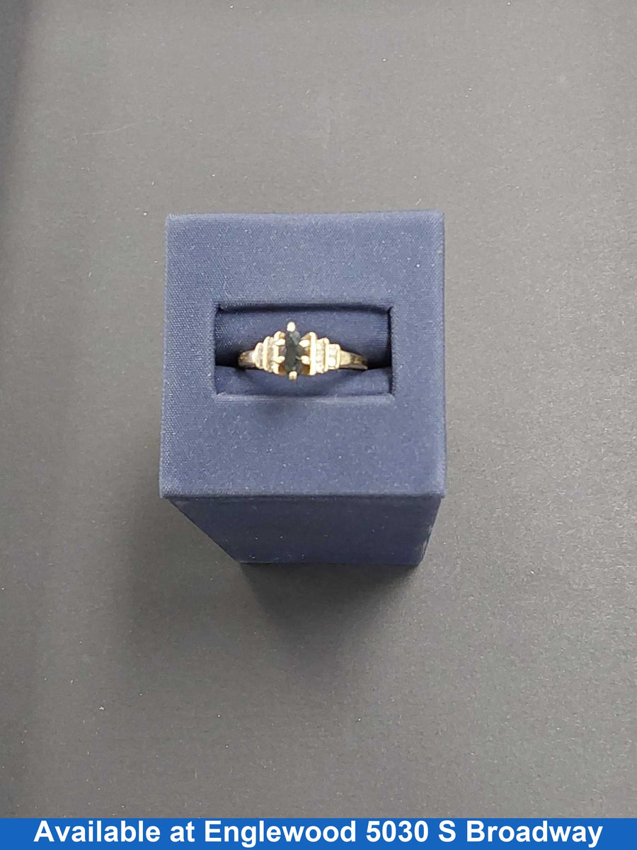 Women's Ring - Yellow Gold 10k (.417) 2.1 grams Size 6.5