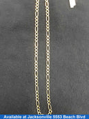 Figaro Chain - Yellow Gold 14k (.585) 14.4 grams 22 inch