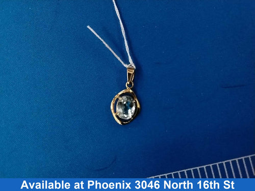 Diamond Pendant - Yellow Gold 14k (.585) 1.4 grams
