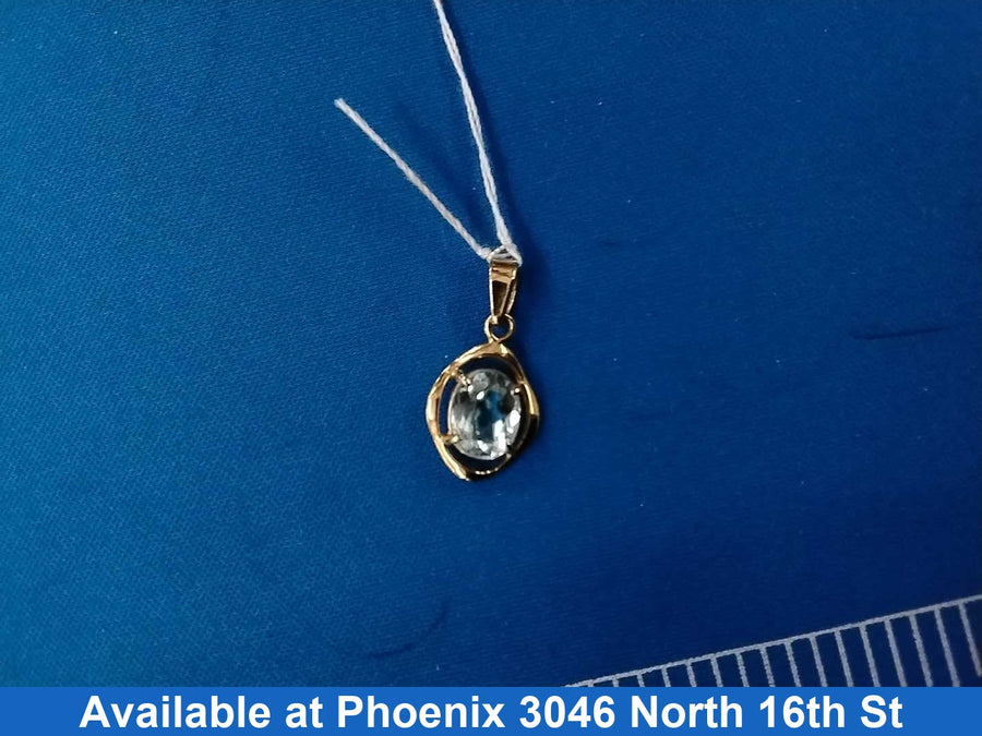 Diamond Pendant - Yellow Gold 14k (.585) 1.4 grams