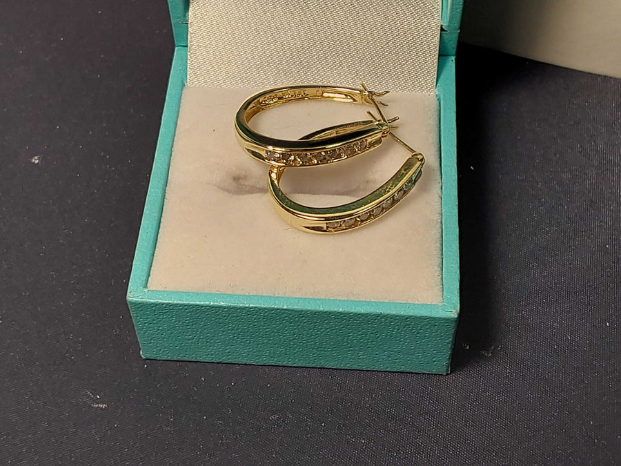 Hoop Earrings - Yellow Gold 14k (.585) 4.7 grams