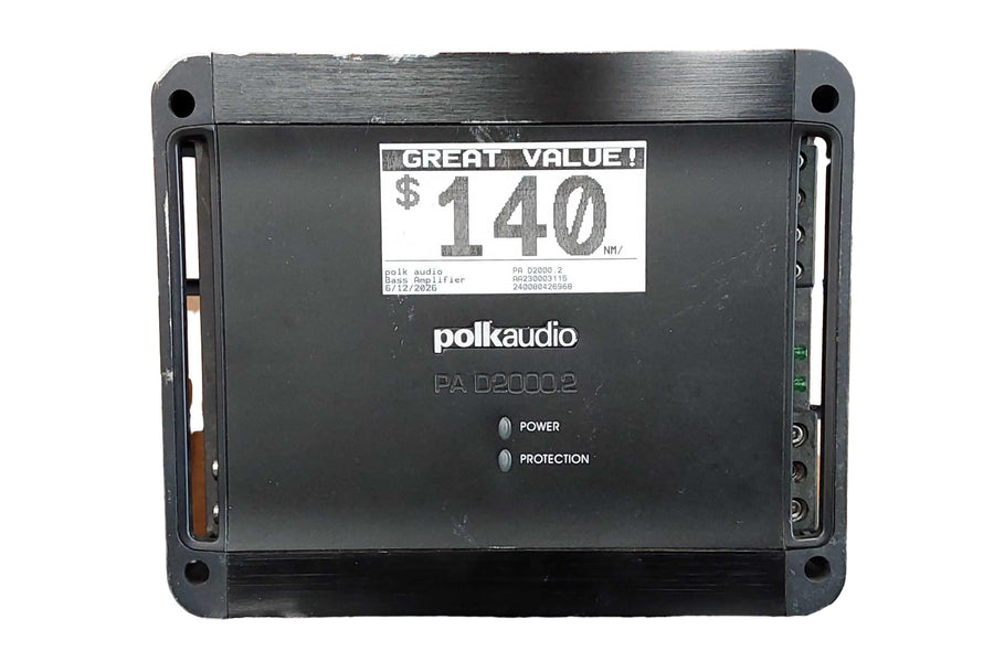 Polk Audio Pa D2000.2 Black Bass Amplifier