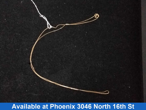 Box Chain - Yellow Gold 14k (.585) 1 grams 20 inch