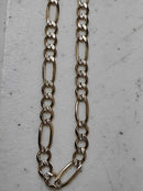 Figaro Chain - Yellow Gold 14k (.585) 14.5 grams 24 inch