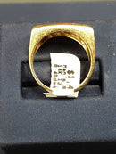 Men's Ring - Yellow Gold 14k (.585) 12.3 grams Size 9.5