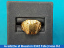 Women's Ring - Yellow Gold 10k (.417) 4.2 grams Size 7.5