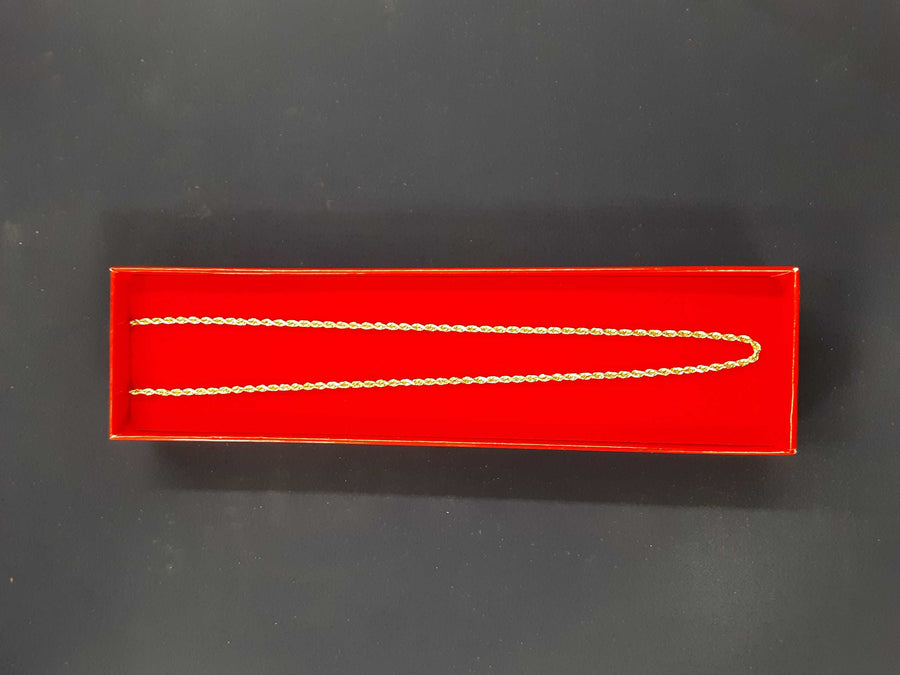 Rope Chain - Yellow Gold 14k (.585) 10.3 grams 22 inch