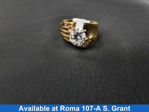 Women's Ring - Yellow Gold 10k (.417) 5.6 grams Size 7.5