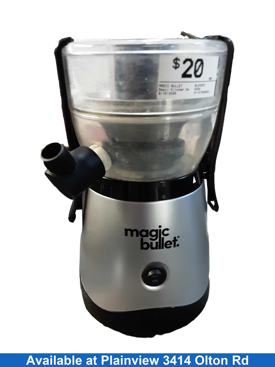 Magic Bullet Blender Silver Small Kitchen Appliance