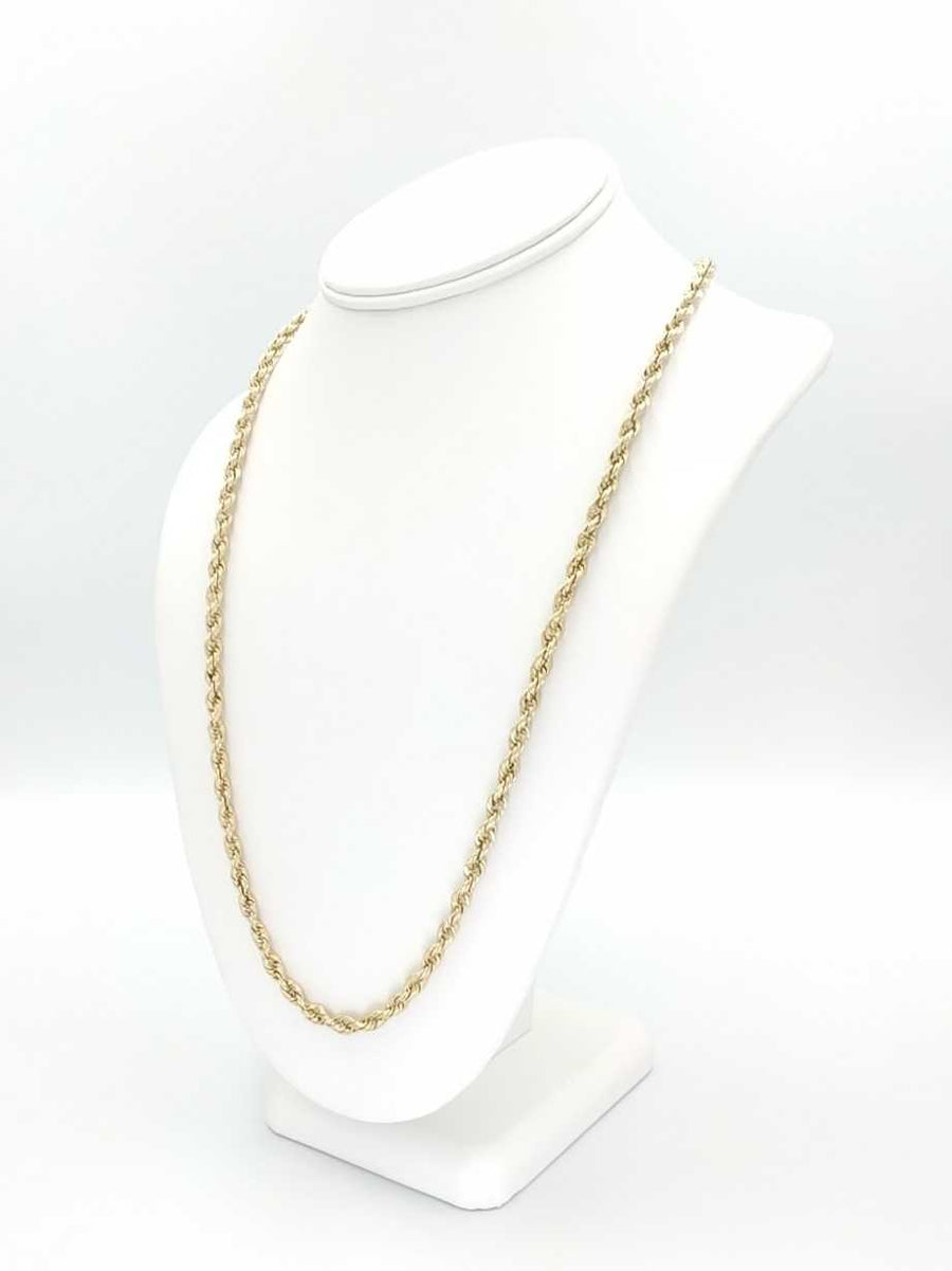 Rope Chain - Yellow Gold 10k (.417) 9.4 grams 25 inch