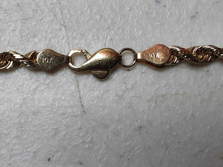 Rope Chain - Yellow Gold 10k (.417) 20.1 grams 20 inch