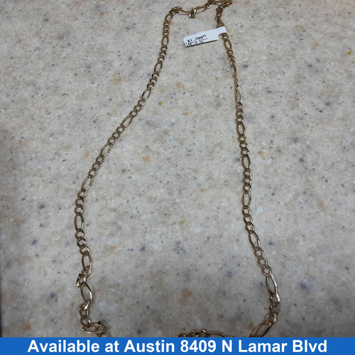 Figaro Chain - Yellow Gold 10k (.417) 12.2 grams 23 inch