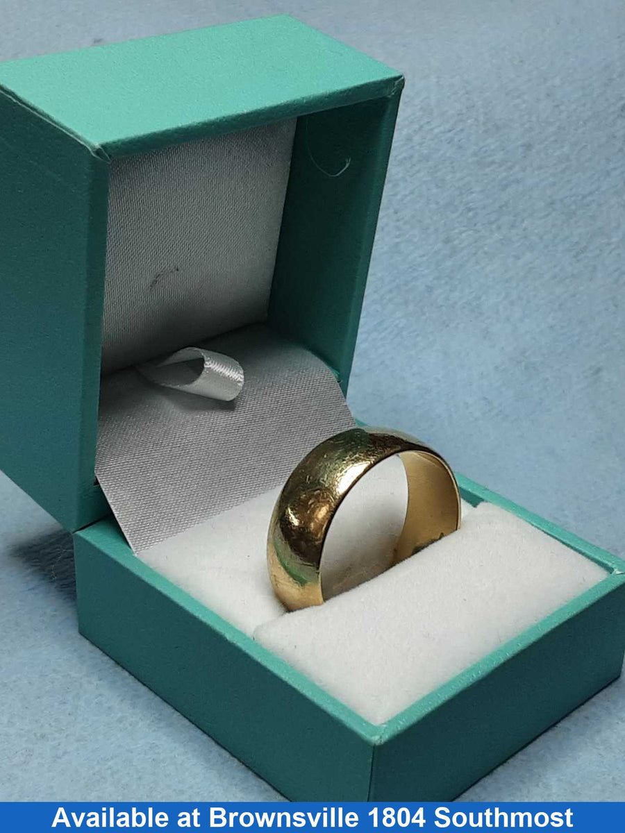 Ring - Wedding Band - Yellow Gold 10k (.417) 9.9 grams Size 14
