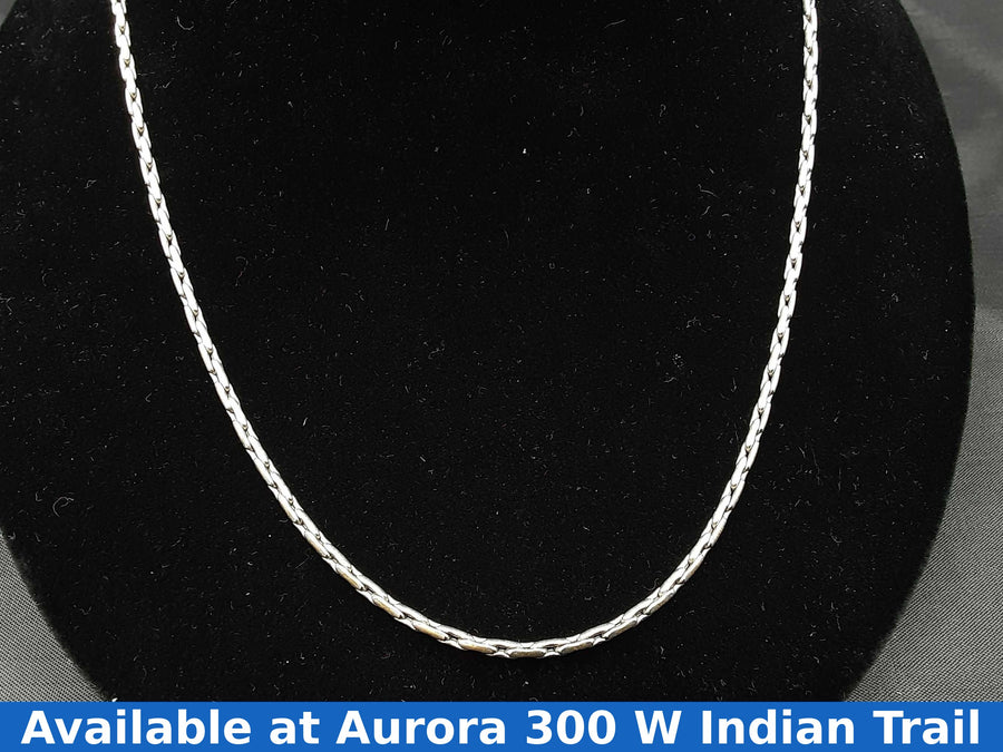 Chain - White Gold 18k (.750) 7.2 grams 18 inch