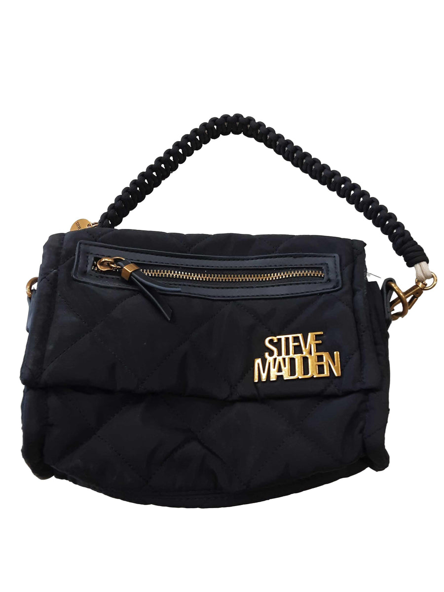 Steve Madden Quilted Black Purse / Handbag