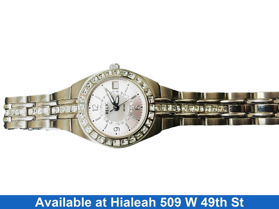 Relic Zr11787 Silver Regular Watch