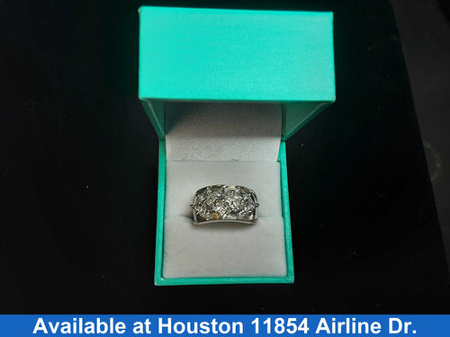 Women's Ring - White Gold 14k (.585) 6.4 grams Size 8