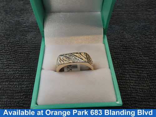 Men's Ring - Yellow Gold 10k (.417) 6.8 grams Size 20