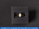 Women's Ring - Solitaire - Yellow Gold 14k (.585) 1.7 grams Size 7