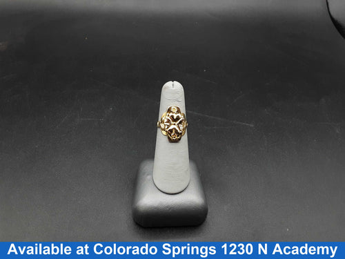 Women's Ring - Yellow Gold 14k (.585) 3.4 grams Size 6