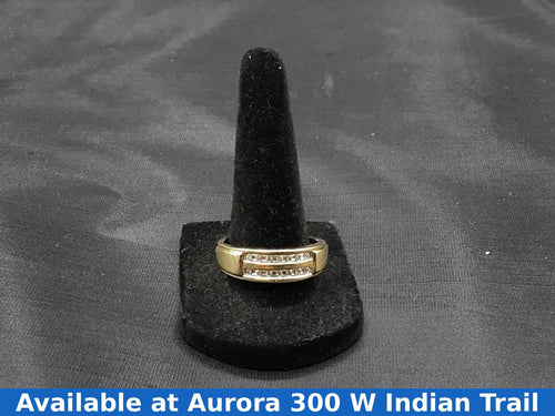 Ring - Wedding Band - Yellow Gold 10k (.417) 5.3 grams Size 11.5