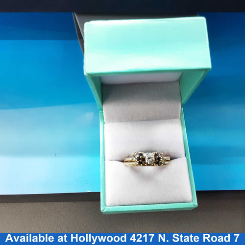 Women's Ring - Yellow Gold 14k (.585) 4.6 grams Size 8