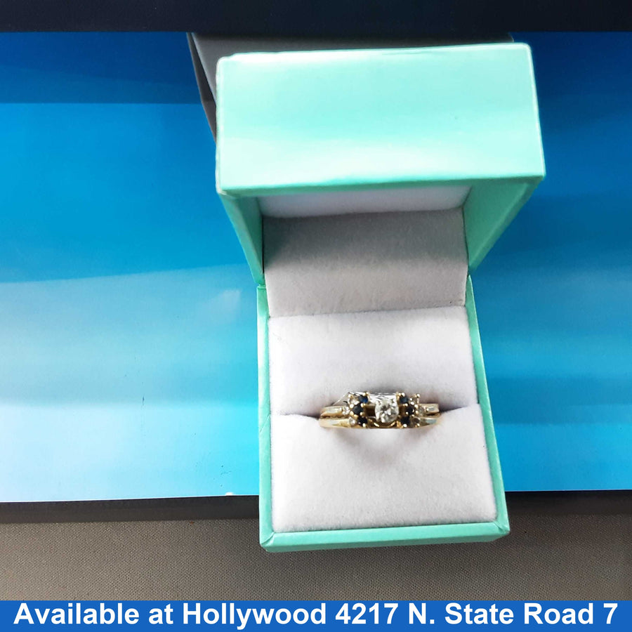 Women's Ring - Yellow Gold 14k (.585) 4.6 grams Size 8