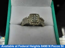 Women's Ring - White Gold 14k (.585) 5.69 grams Size 7.5