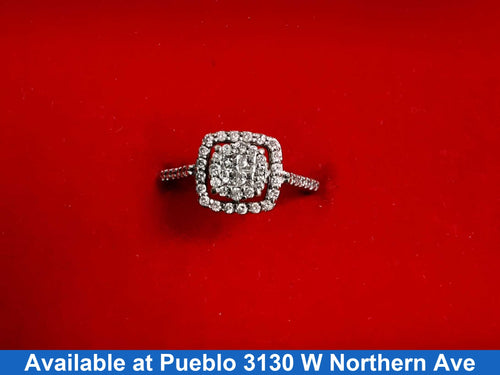 Women's Ring - White Gold 10k (.417) 2.6 grams Size 5