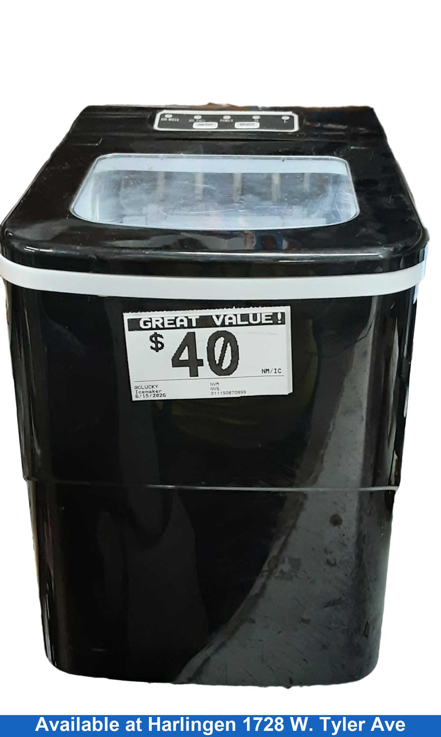 Aglucky Black Ice Maker