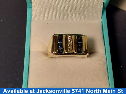 Man's Ring - White Gold 18k (.750) 17.6 grams Size 10