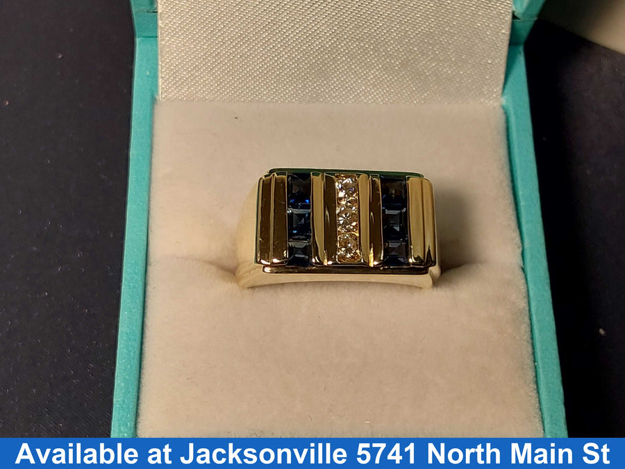 Man's Ring - White Gold 18k (.750) 17.6 grams Size 10