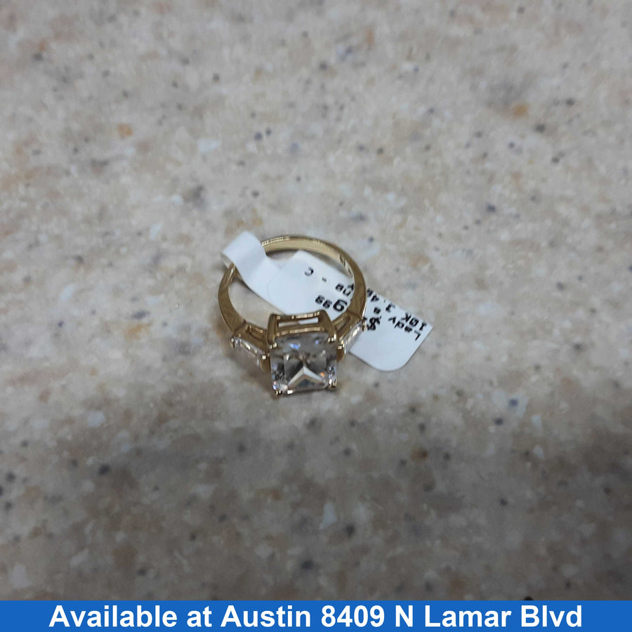 Women's Ring - Yellow Gold 10k (.417) 3.4 grams Size 7