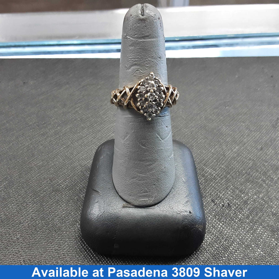 Women's Ring - Yellow Gold 10k (.417) 4.7 grams Size 8.5