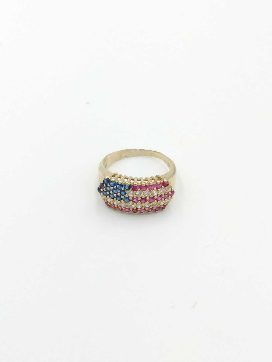 Women's Ring - Yellow Gold 10k (.417) 4 grams Size 9