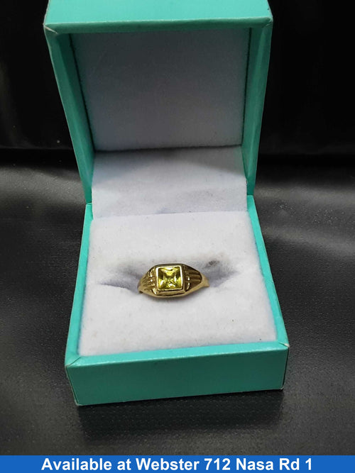 Women's Ring - Yellow Gold 10k (.417) 1.7 grams Size 4
