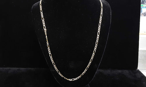 Figaro Chain - Yellow Gold 14k (.585) 7.8 grams 20 inch