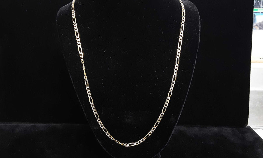 Figaro Chain - Yellow Gold 14k (.585) 7.8 grams 20 inch
