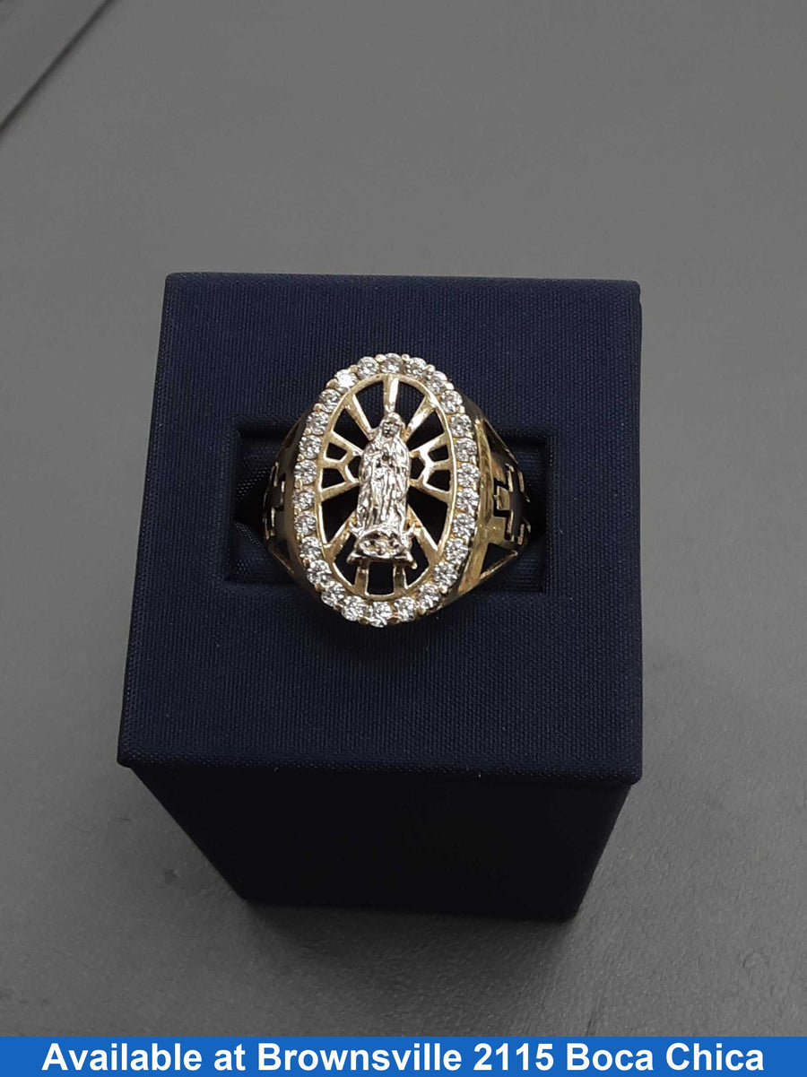 Women's Ring - Yellow Gold 10k (.417) 3.5 grams Size 20