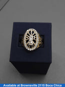 Women's Ring - Yellow Gold 10k (.417) 3.5 grams Size 20