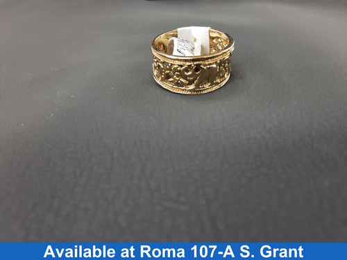 Women's Ring - Yellow Gold 10k (.417) 6 grams Size 9