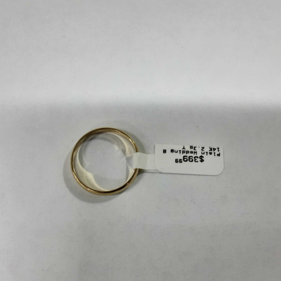 Ring - Wedding Band - Yellow Gold 14k (.585) 2.3 grams Size 10