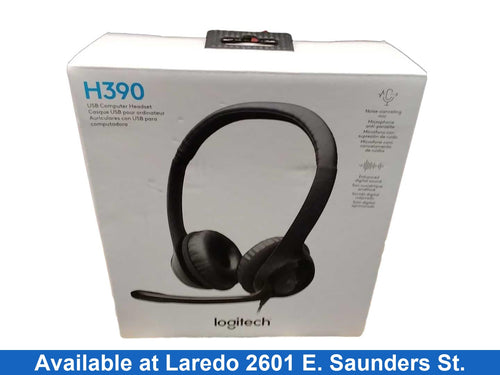 Logitech H390 Black Stereo Headphone